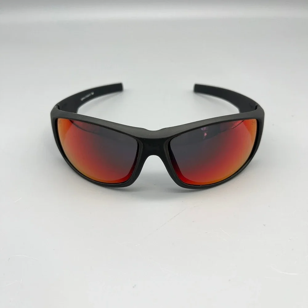 Edge Eyewear Legends LE‎ Sunglasses Black Frame Red Mirrored Lens FXO Edition